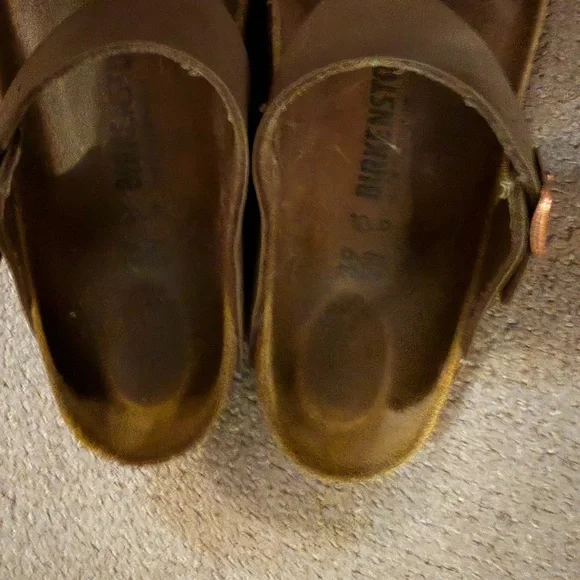 Birkenstock Gizeh thong toe Sandal brown size 39 - Picture 4 of 7